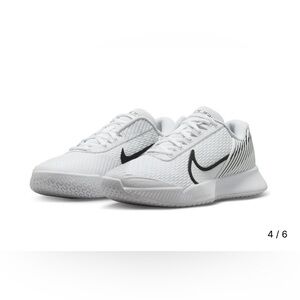 Nike Court Air Zoom Vapor Pro 2 'White Black' Womens 6.5